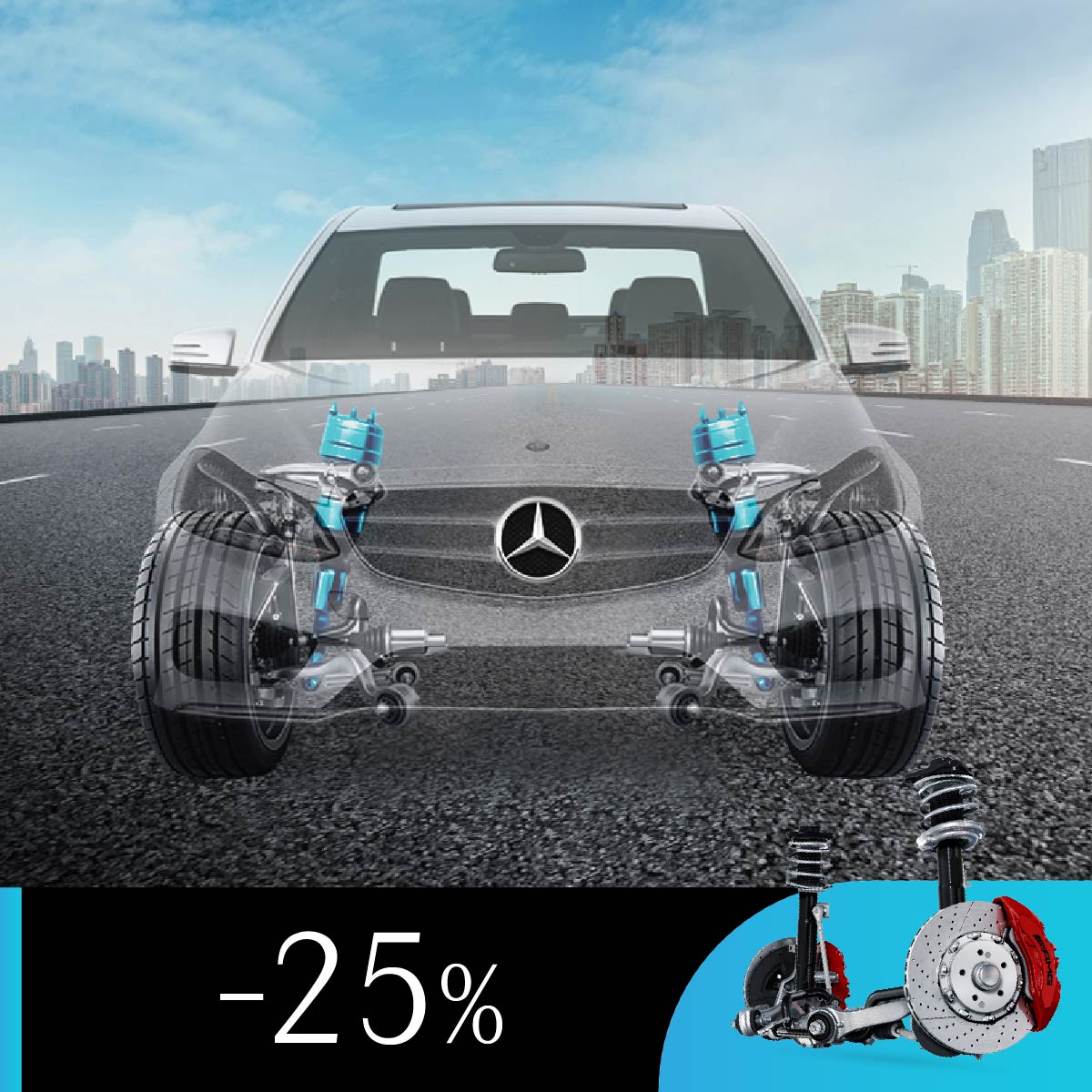 Remise sur suspension - Offre SAV automne Mercedes-Benz Maroc